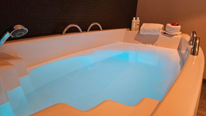 Massage och hett bad